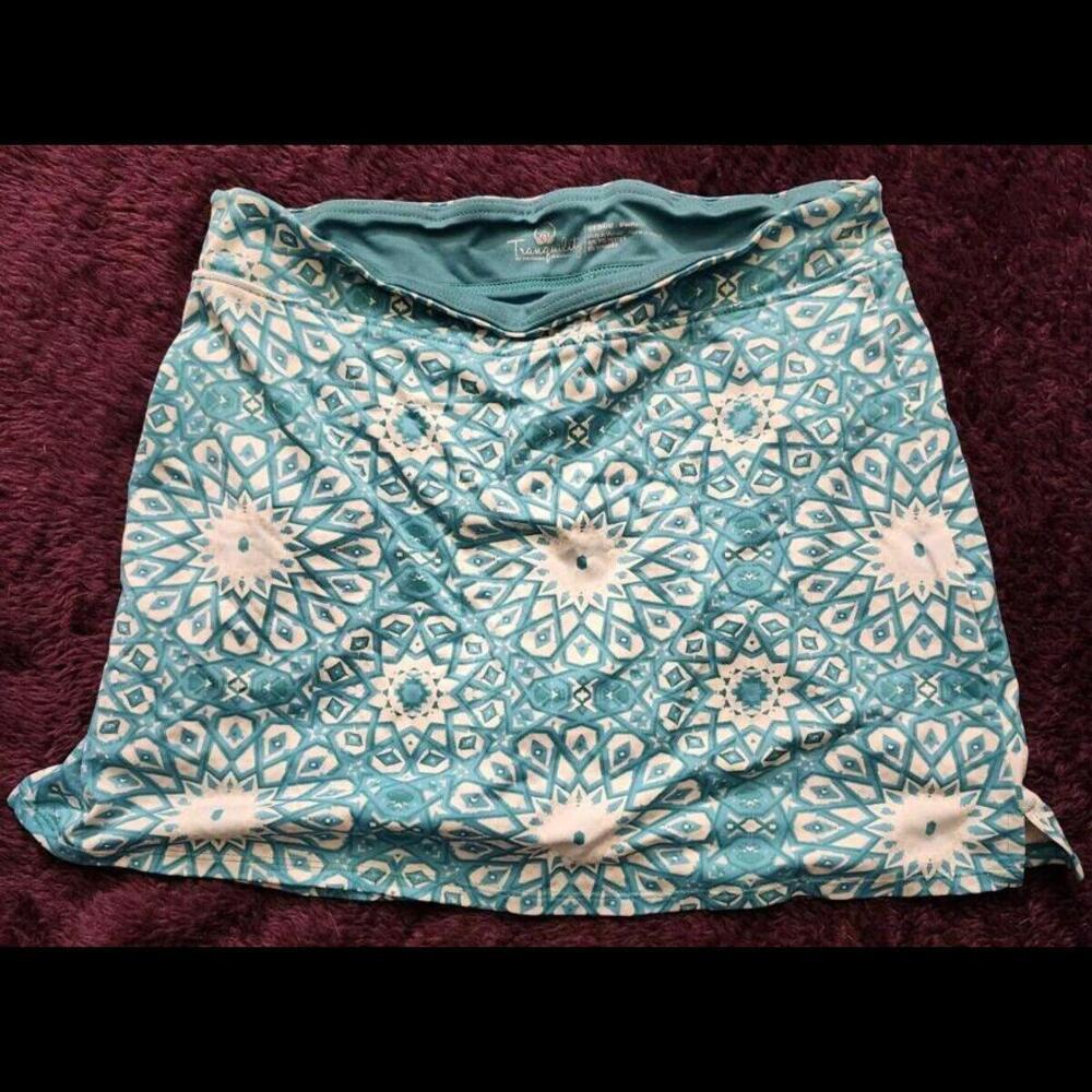 Tranquility tennis skirt blue medium
